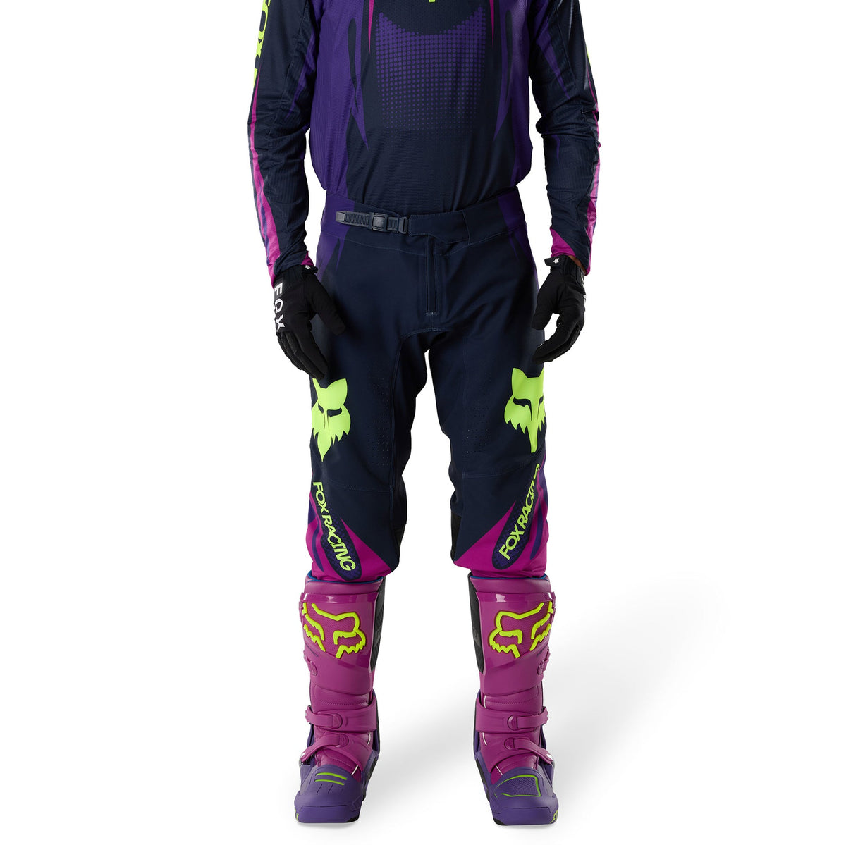 FOX Racing 360 TEMPER MX Pant (Grape/Black/Yellow Fluo)