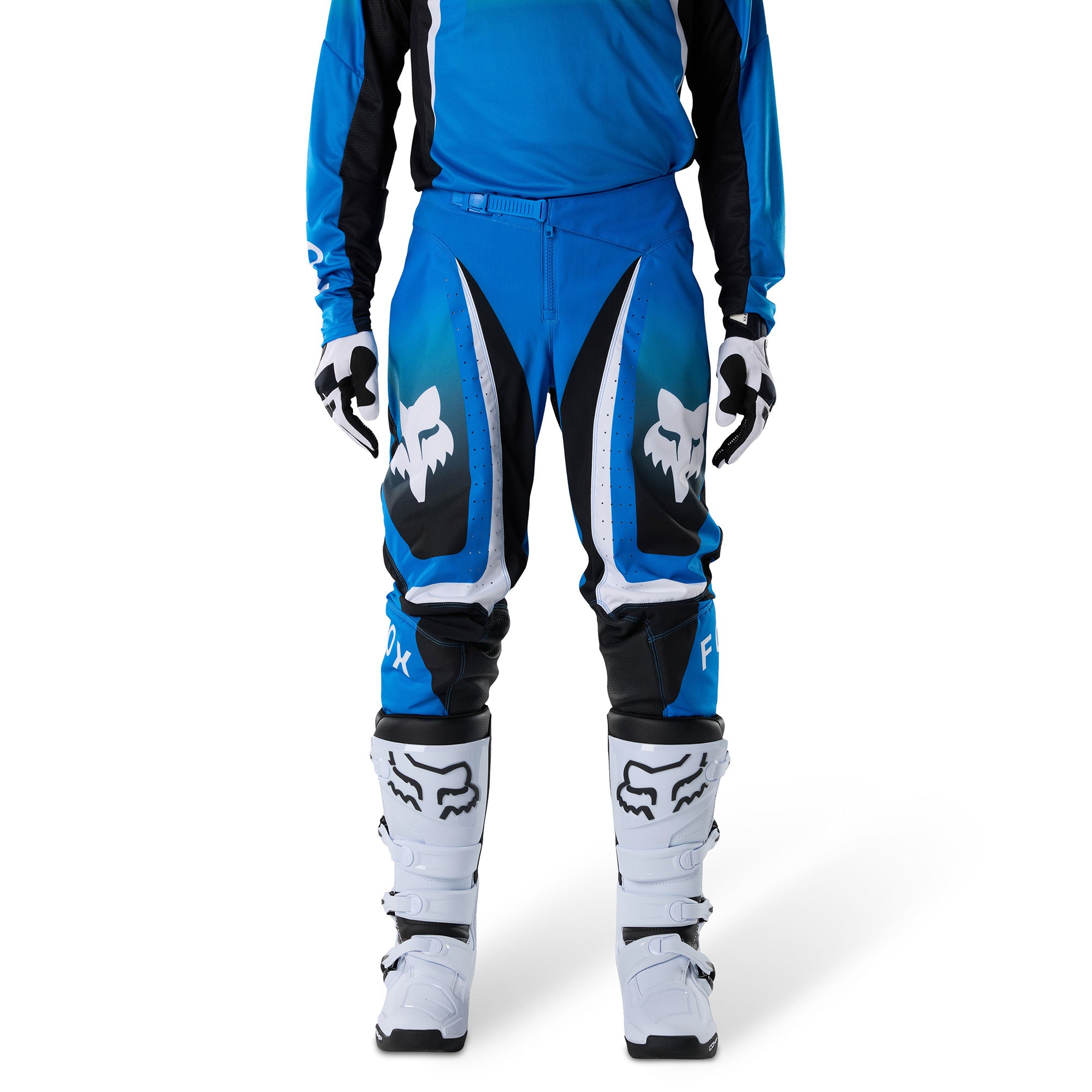 FOX Racing 180 FRAME MX Gear Set (Blue/Black/White)