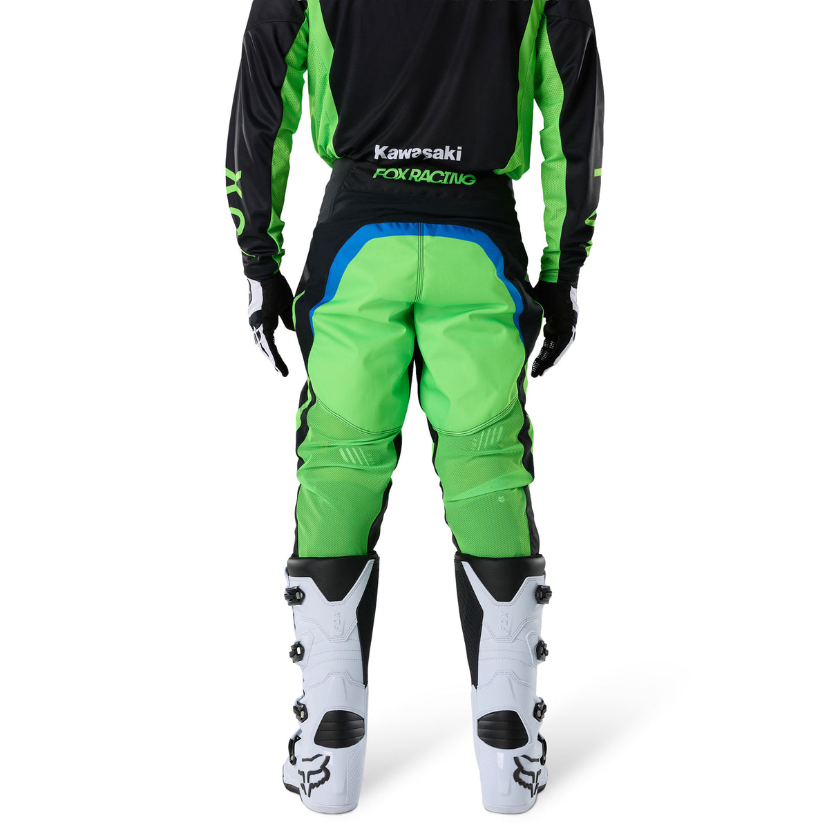 FOX Racing 180 KAWASAKI MX Kit Deal (Black/Green Fluo)