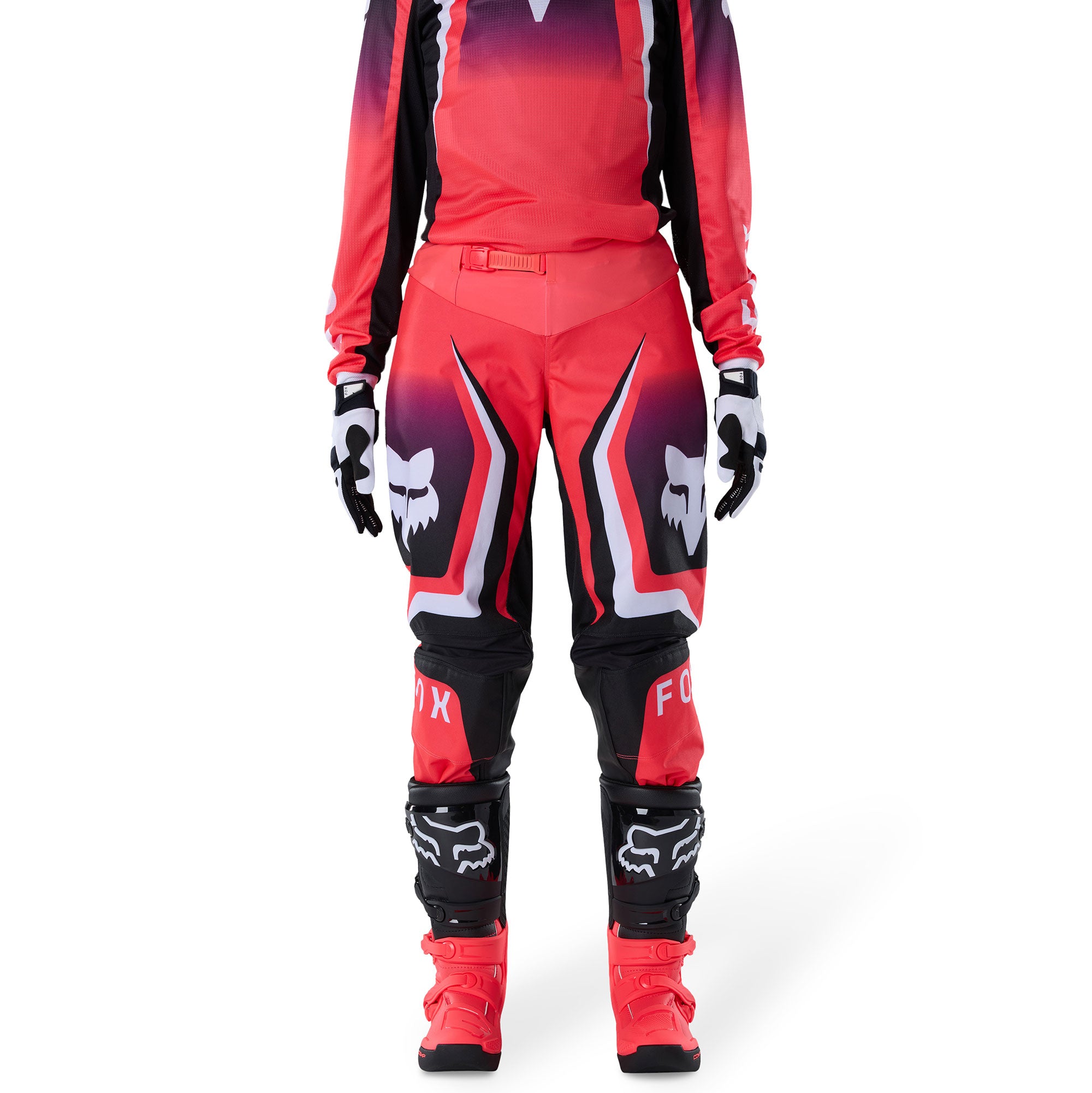 FOX Racing Women's 180 FRAME MX Gear Set (Neon Pink/Black/White)