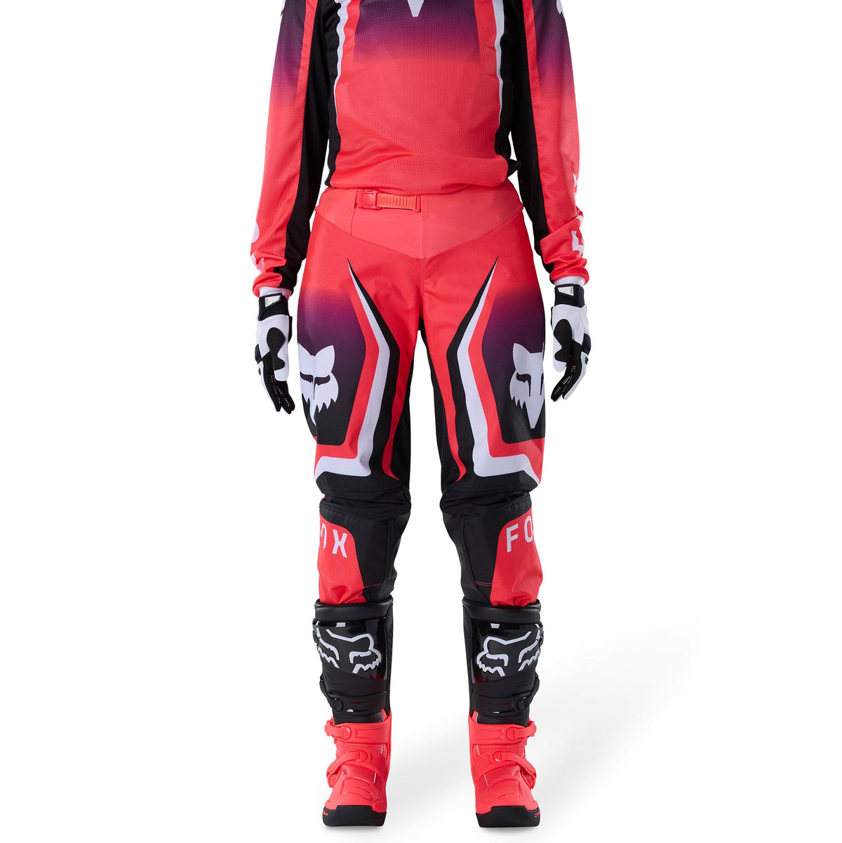 FOX Racing Women's 180 FRAME MX Pant (Neon Pink/Black/White)