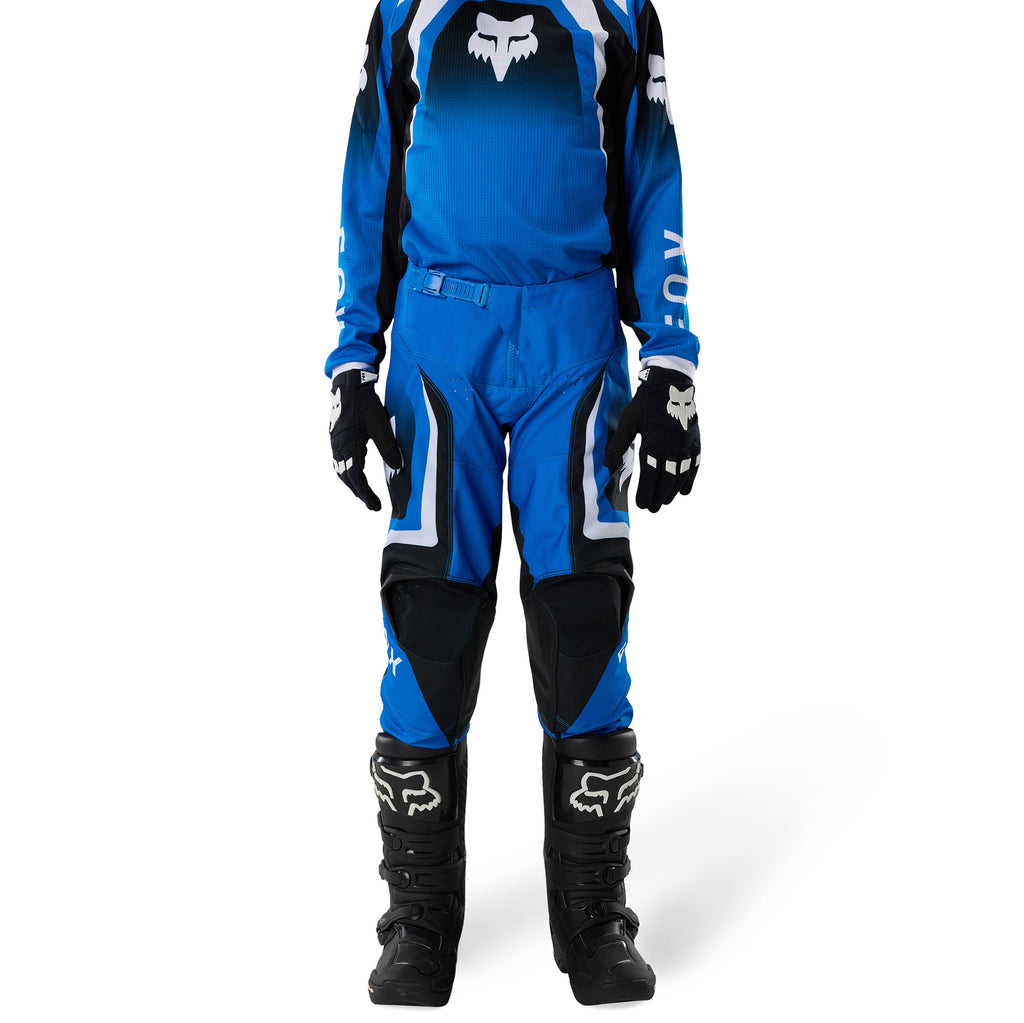 FOX Racing Youth 180 FRAME MX Gear Set (Blue/Black/White)