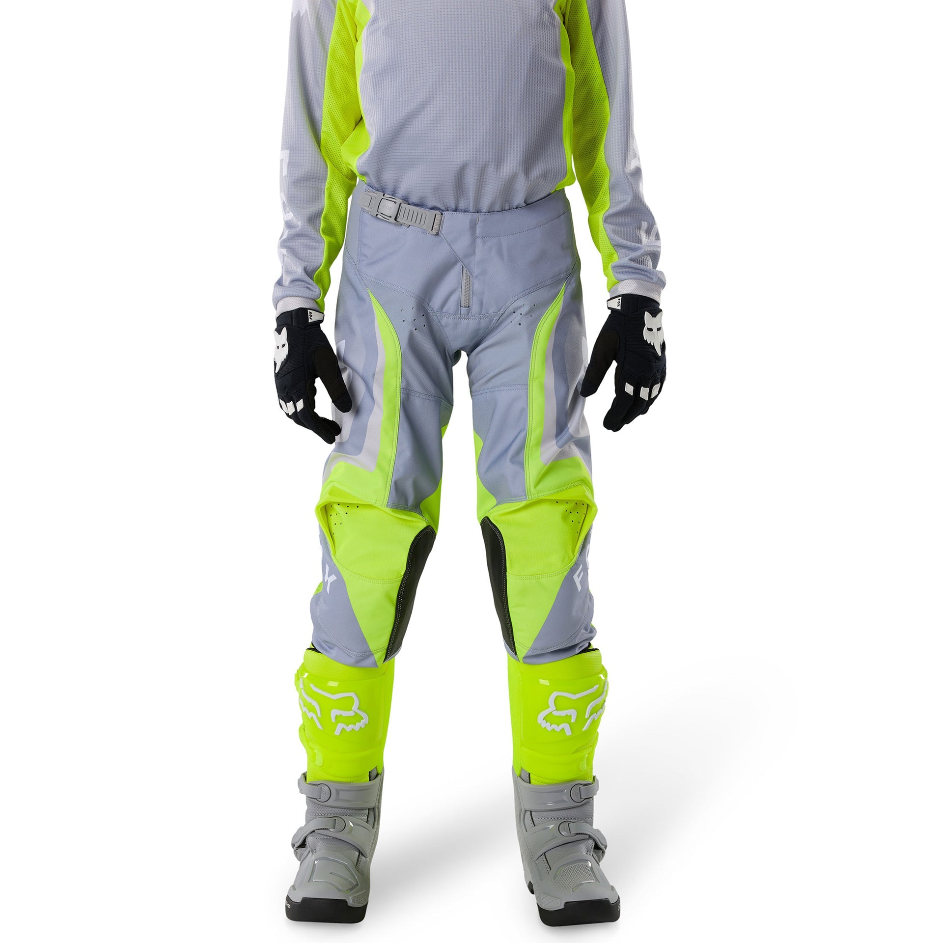 FOX Racing Youth 180 FRAME MX Pant (Grey/Yellow)
