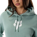 FOX Racing Women's Hoodie - FOX HEAD Fleece Pullover (Arctic Blue)