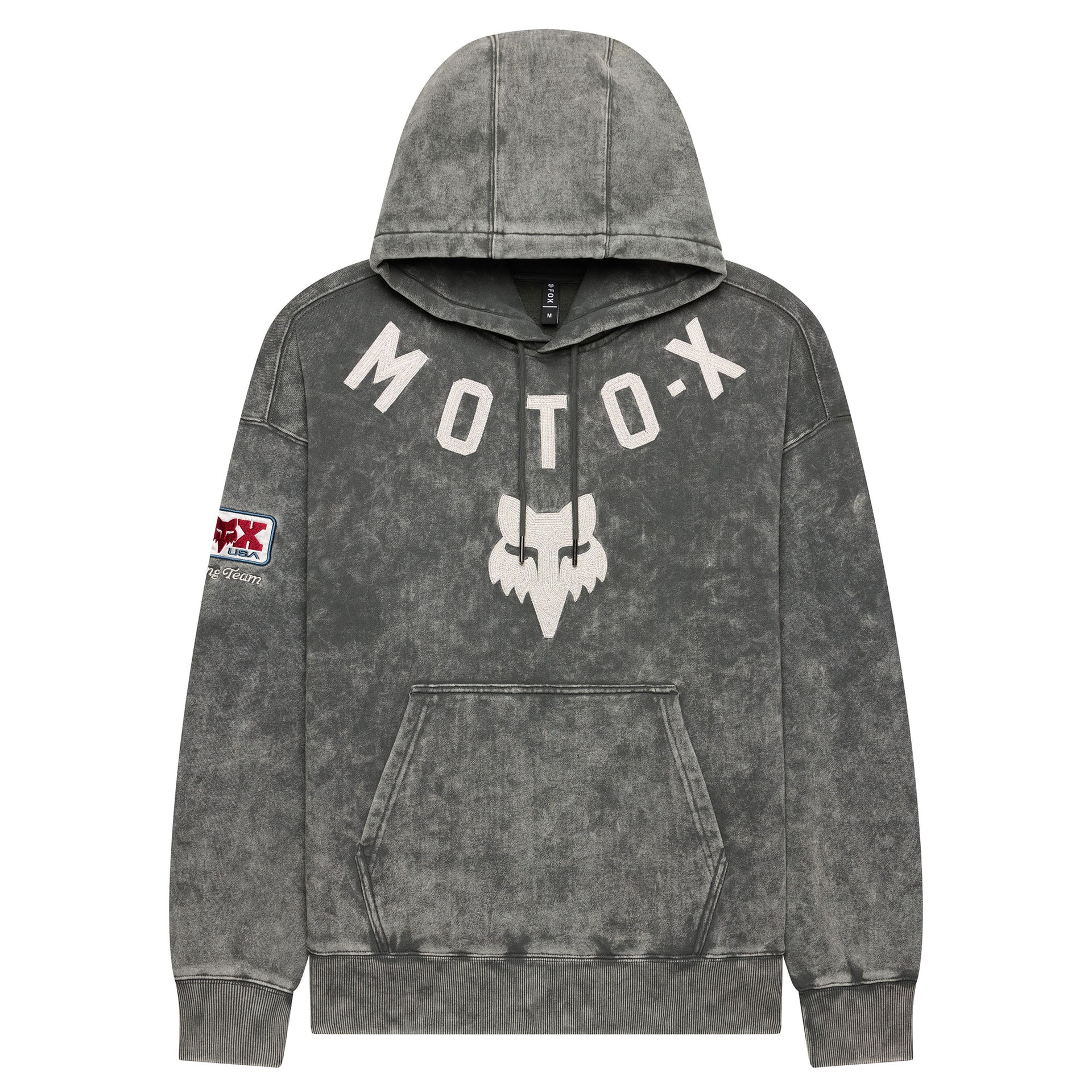 FOX Racing Mens Hoodie - MOTO-X Heavy Weight Fleece Pullover (Dark Shadow)