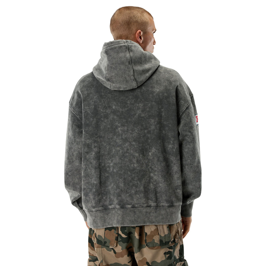 FOX Racing Mens Hoodie - MOTO-X Heavy Weight Fleece Pullover (Dark Shadow)