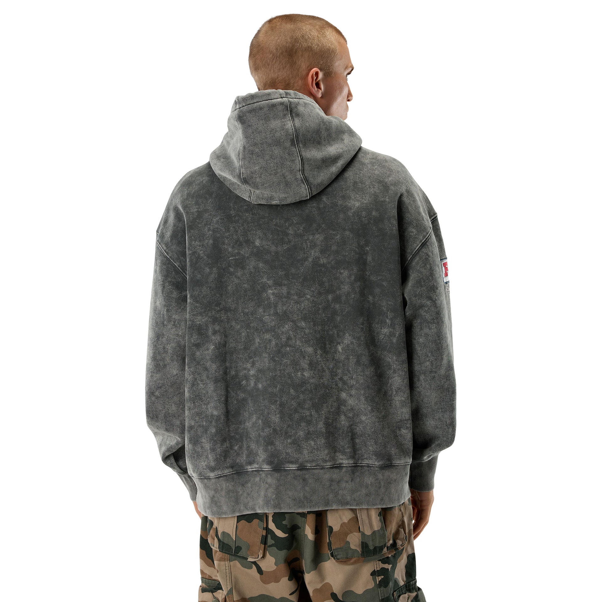 FOX Racing Mens Hoodie - MOTO-X Heavy Weight Fleece Pullover (Dark Shadow)