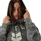 FOX Racing Mens Hoodie - MOTO-X Heavy Weight Fleece Pullover (Dark Shadow)