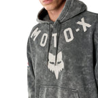 FOX Racing Mens Hoodie - MOTO-X Heavy Weight Fleece Pullover (Dark Shadow)