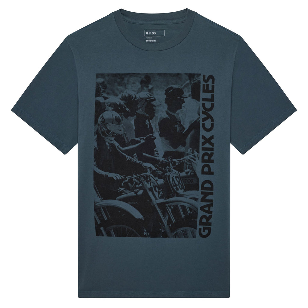 FOX Racing Mens T-Shirt - CIRCA 74 PHOTO 195 SS TEE (Deep Cobalt)