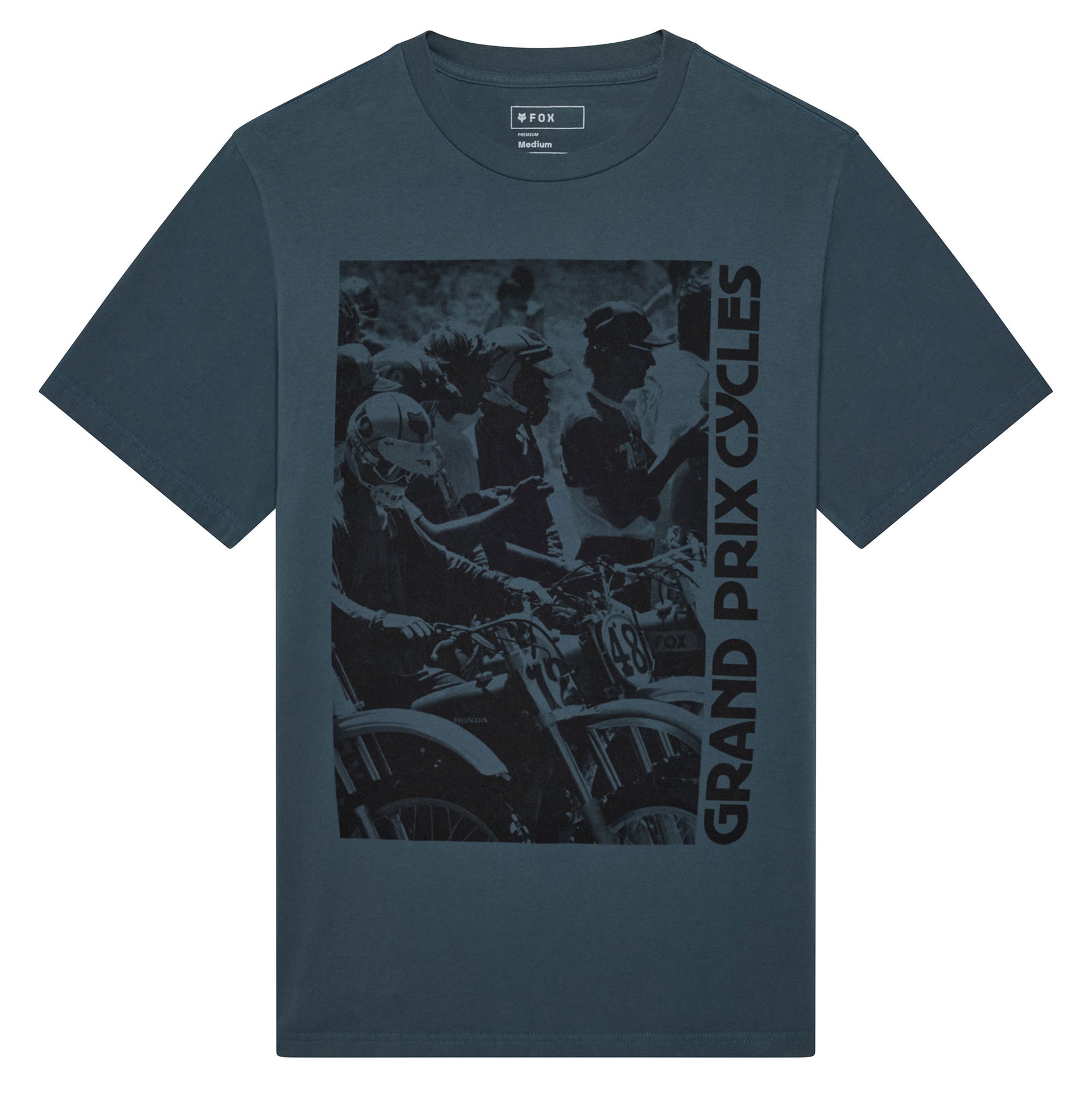 FOX Racing Mens T-Shirt - CIRCA 74 PHOTO 195 SS TEE (Deep Cobalt)