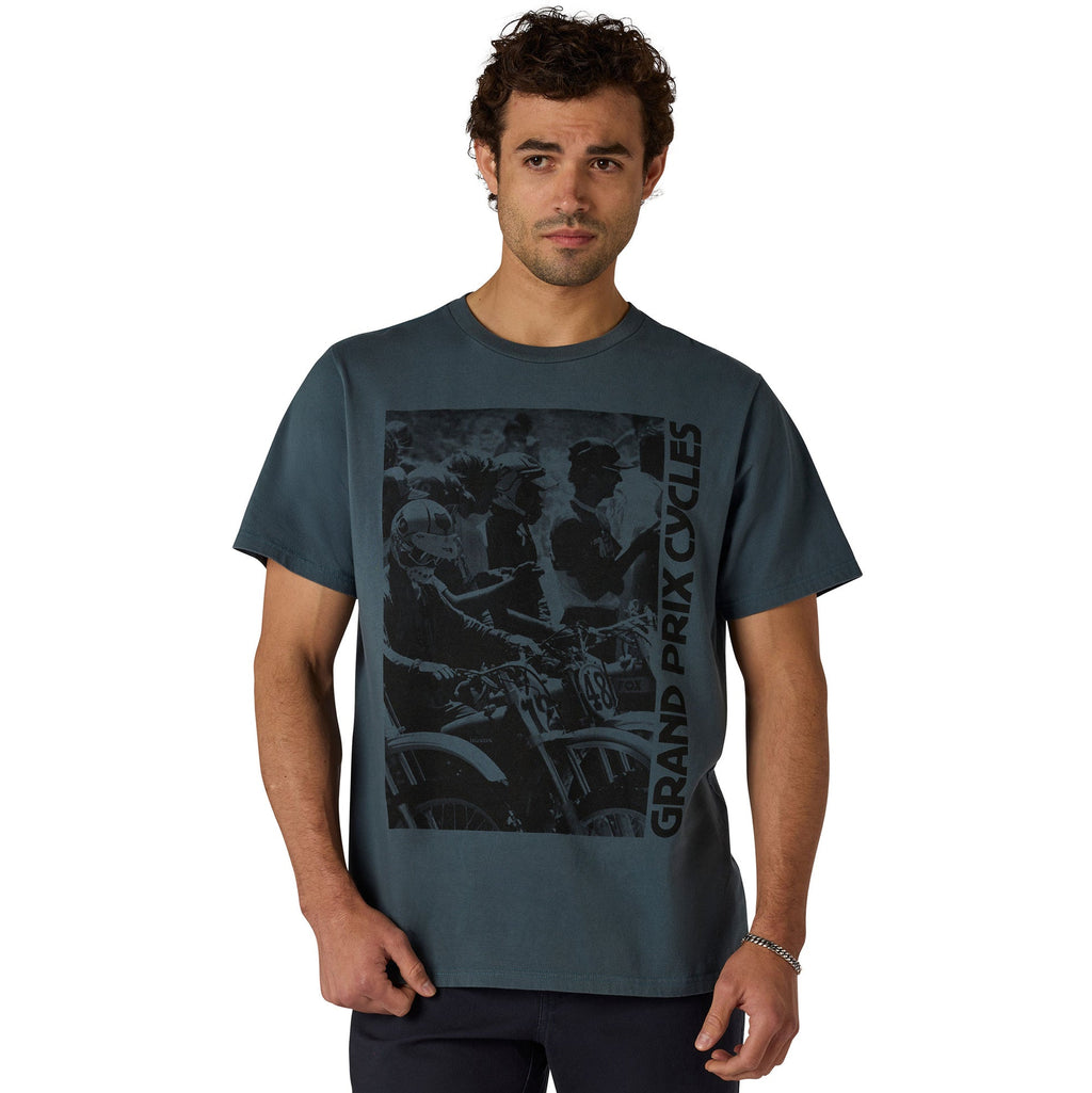 FOX Racing Mens T-Shirt - CIRCA 74 PHOTO 195 SS TEE (Deep Cobalt)