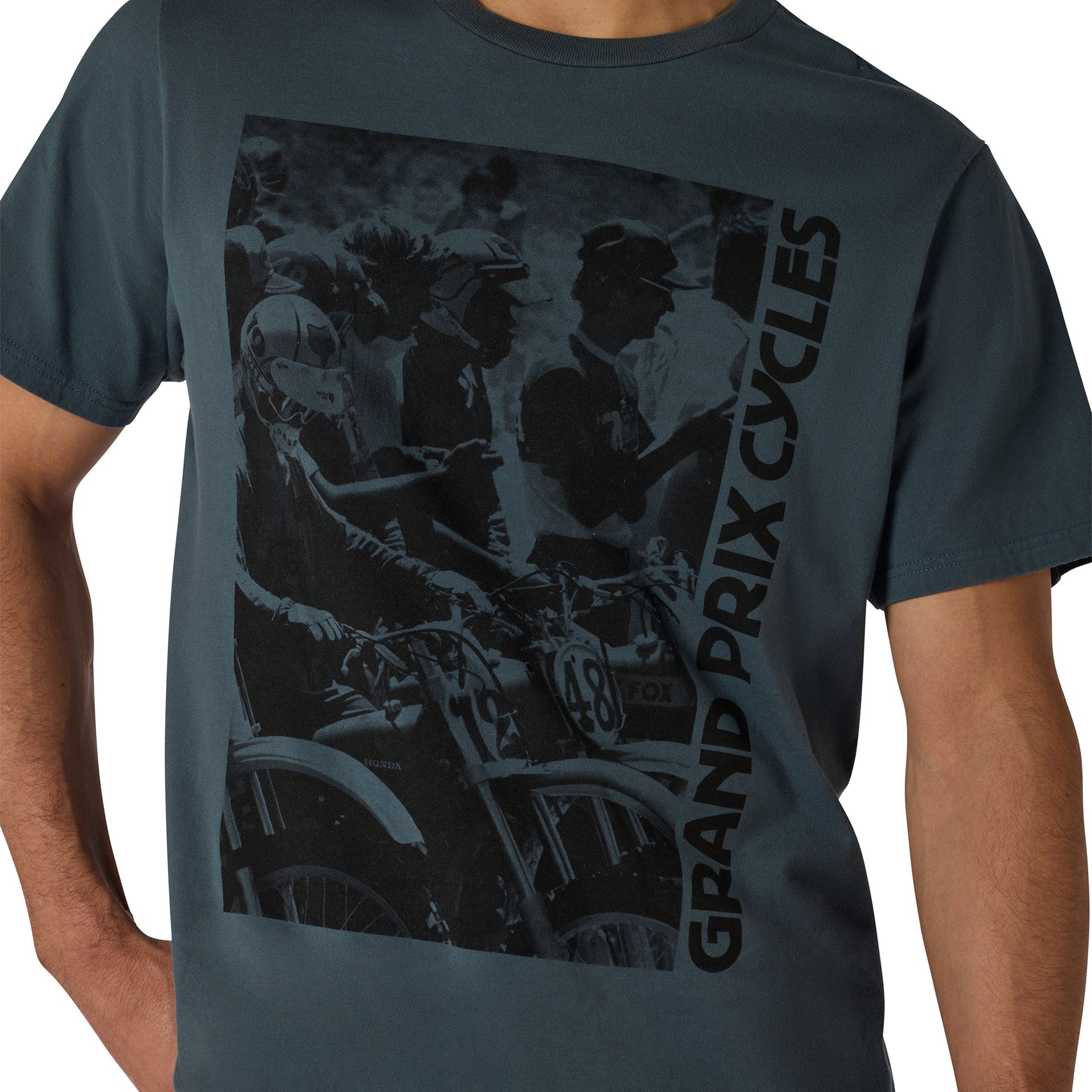 FOX Racing Mens T-Shirt - CIRCA 74 PHOTO 195 SS TEE (Deep Cobalt)