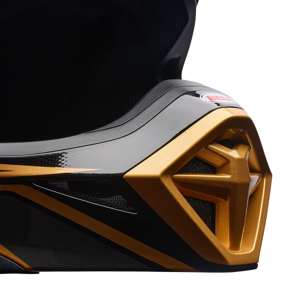 BELL MX-10 MIPS SPEEDWAY SE MX | Enduro Helmet (Ultra Black/Gold)
