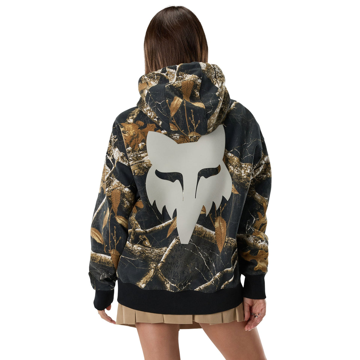 FOX Racing Mens Hoodie - REALTREE Fleece Pullover (Black/Multi)
