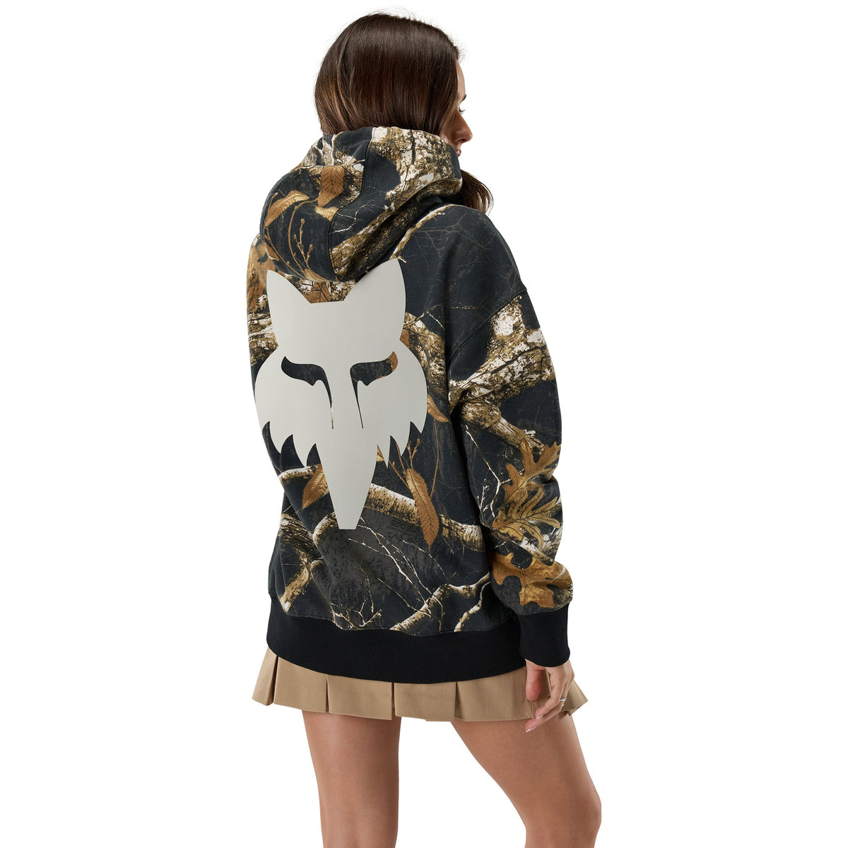 FOX Racing Mens Hoodie - REALTREE Fleece Pullover (Black/Multi)