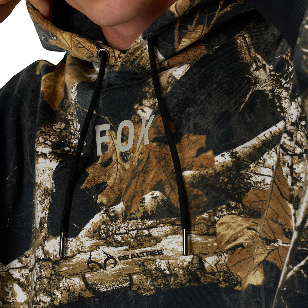 FOX Racing Mens Hoodie - REALTREE Fleece Pullover (Black/Multi)