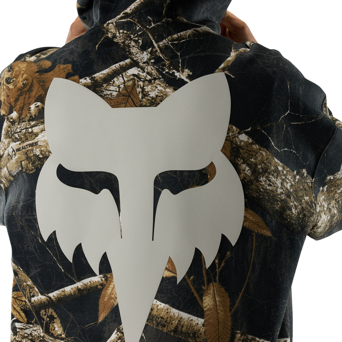 FOX Racing Mens Hoodie - REALTREE Fleece Pullover (Black/Multi)