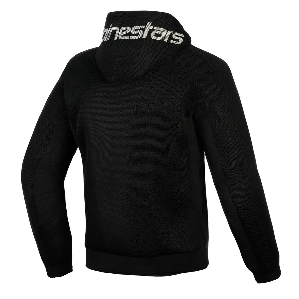 Alpinestars Chrome SUPERAIR Motorcycle Riding Hoodie (Black/Dark Grey/White)