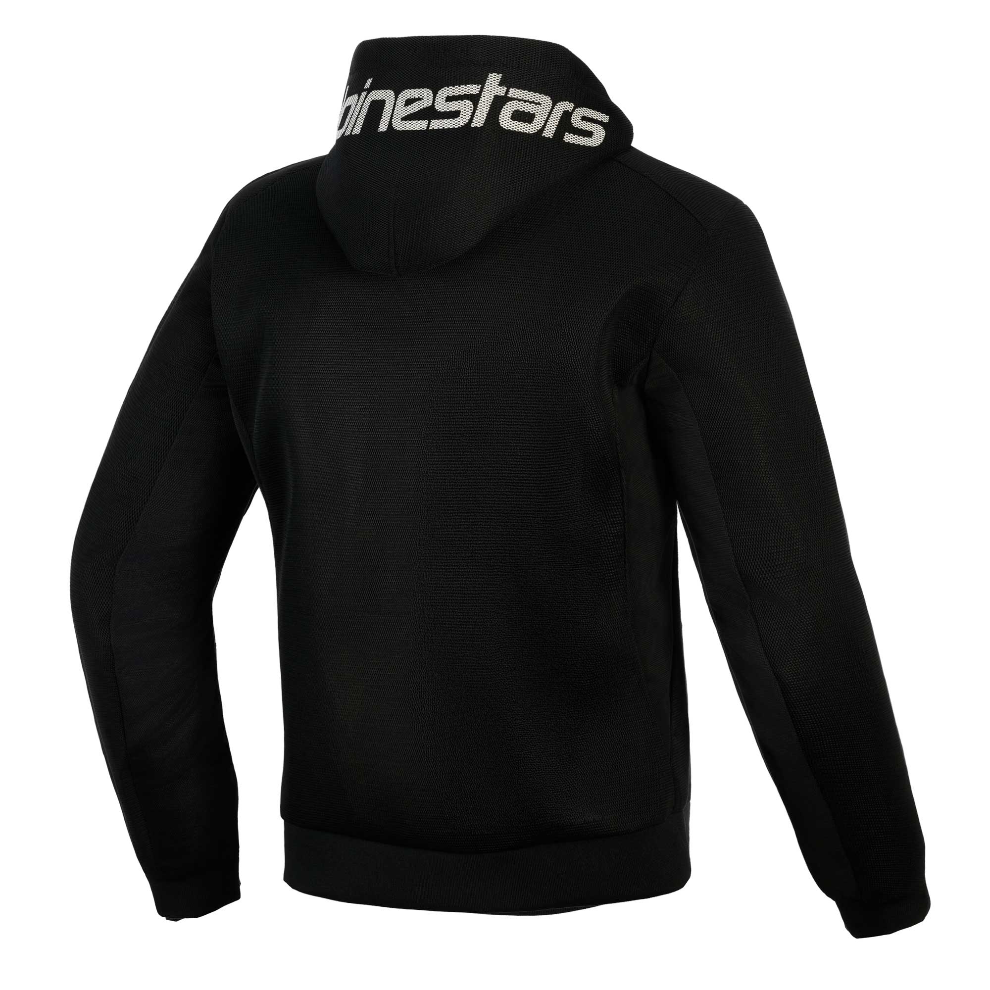 Alpinestars Chrome SUPERAIR Motorcycle Riding Hoodie (Black/Dark Grey/White)