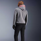 Alpinestars Chrome SUPERAIR Motorcycle Riding Hoodie (Black/Mid Grey/Red Fluo)