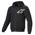 Alpinestars Chrome V2 SPORT Motorcycle Sports Jacket Hoodie (Black/White)