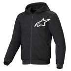 Alpinestars Chrome V2 SPORT Motorcycle Sports Jacket Hoodie (Black/White)