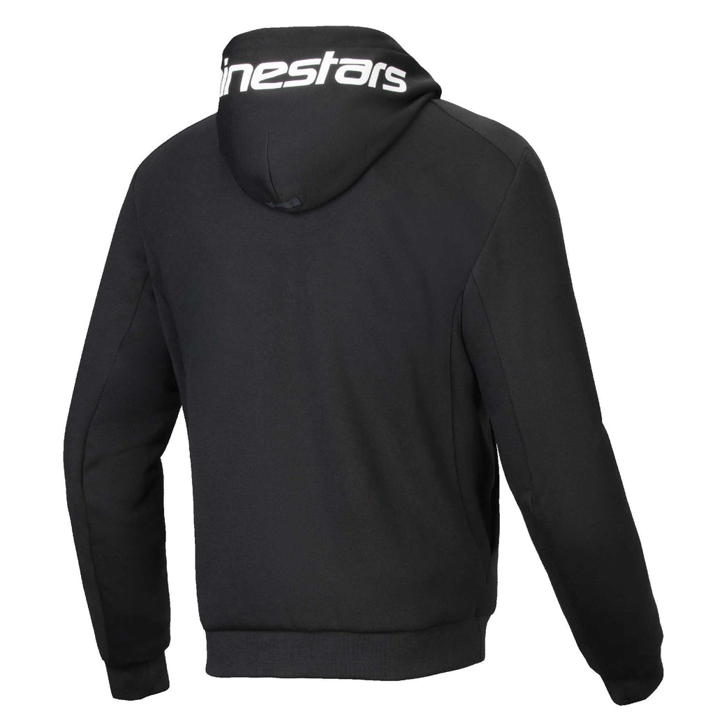 Alpinestars Chrome V2 SPORT Motorcycle Sports Jacket Hoodie (Black/White)