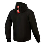 Alpinestars Radium Tech Motorcycle Hoodie Urban Textile Jacket (Black/Bright Red)