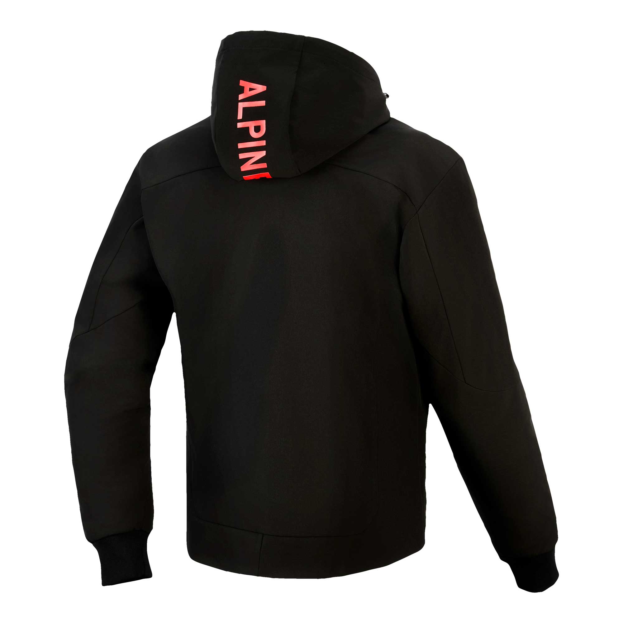 Alpinestars Radium Tech Motorcycle Hoodie Urban Textile Jacket (Black/Bright Red)