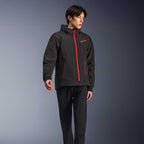 Alpinestars Radium Tech Motorcycle Hoodie Urban Textile Jacket (Black/Bright Red)