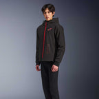 Alpinestars Radium Tech Motorcycle Hoodie Urban Textile Jacket (Black/Bright Red)