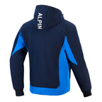 Alpinestars Radium Tech Motorcycle Hoodie Urban Textile Jacket (Night Navy/Royal Blue)