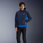 Alpinestars Radium Tech Motorcycle Hoodie Urban Textile Jacket (Night Navy/Royal Blue)