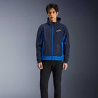 Alpinestars Radium Tech Motorcycle Hoodie Urban Textile Jacket (Night Navy/Royal Blue)