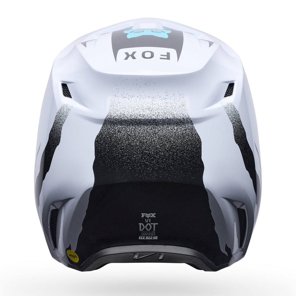 FOX Racing V1 MIPS CLUTCH MX Helmet (White/Black)