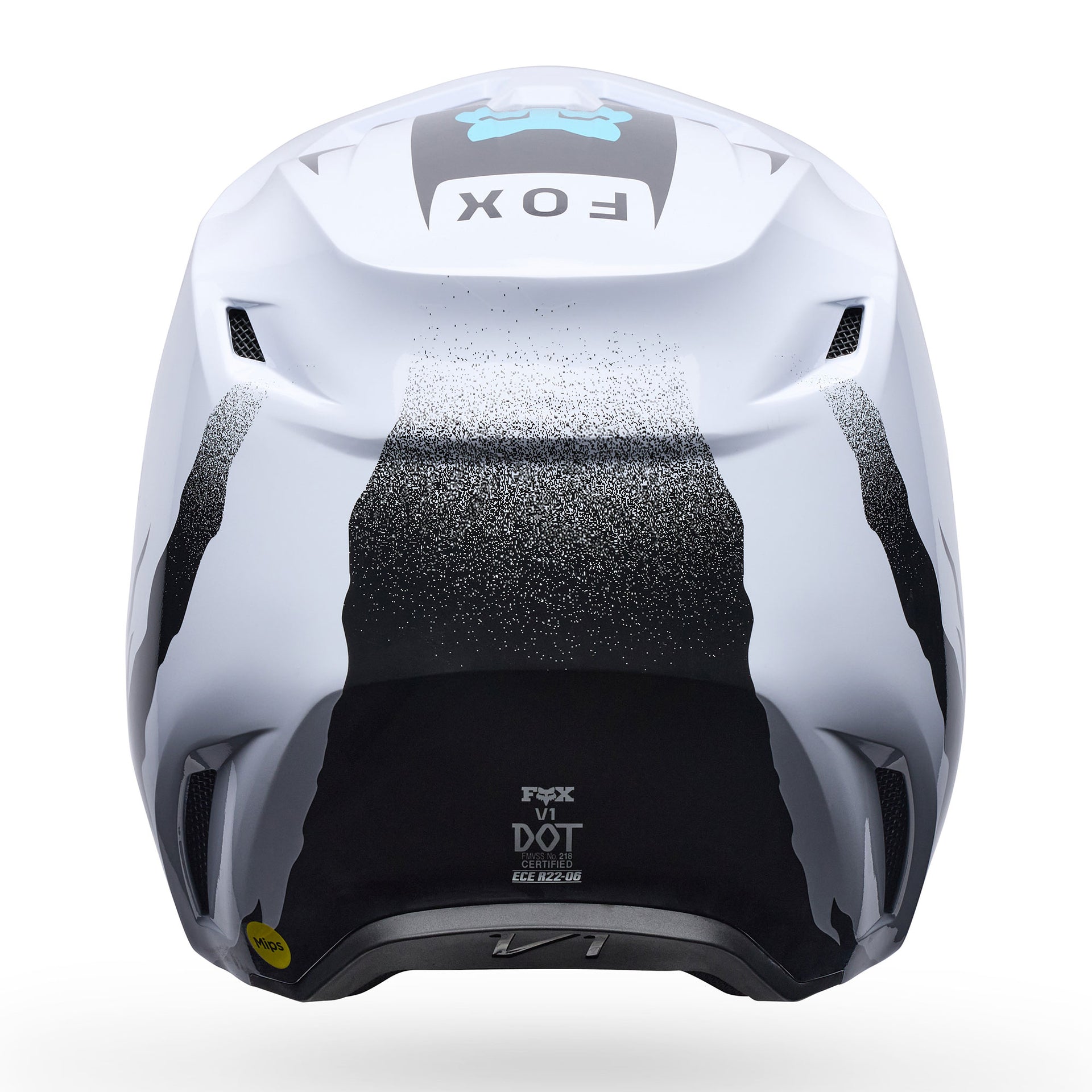 FOX Racing V1 MIPS CLUTCH MX Helmet (White/Black)