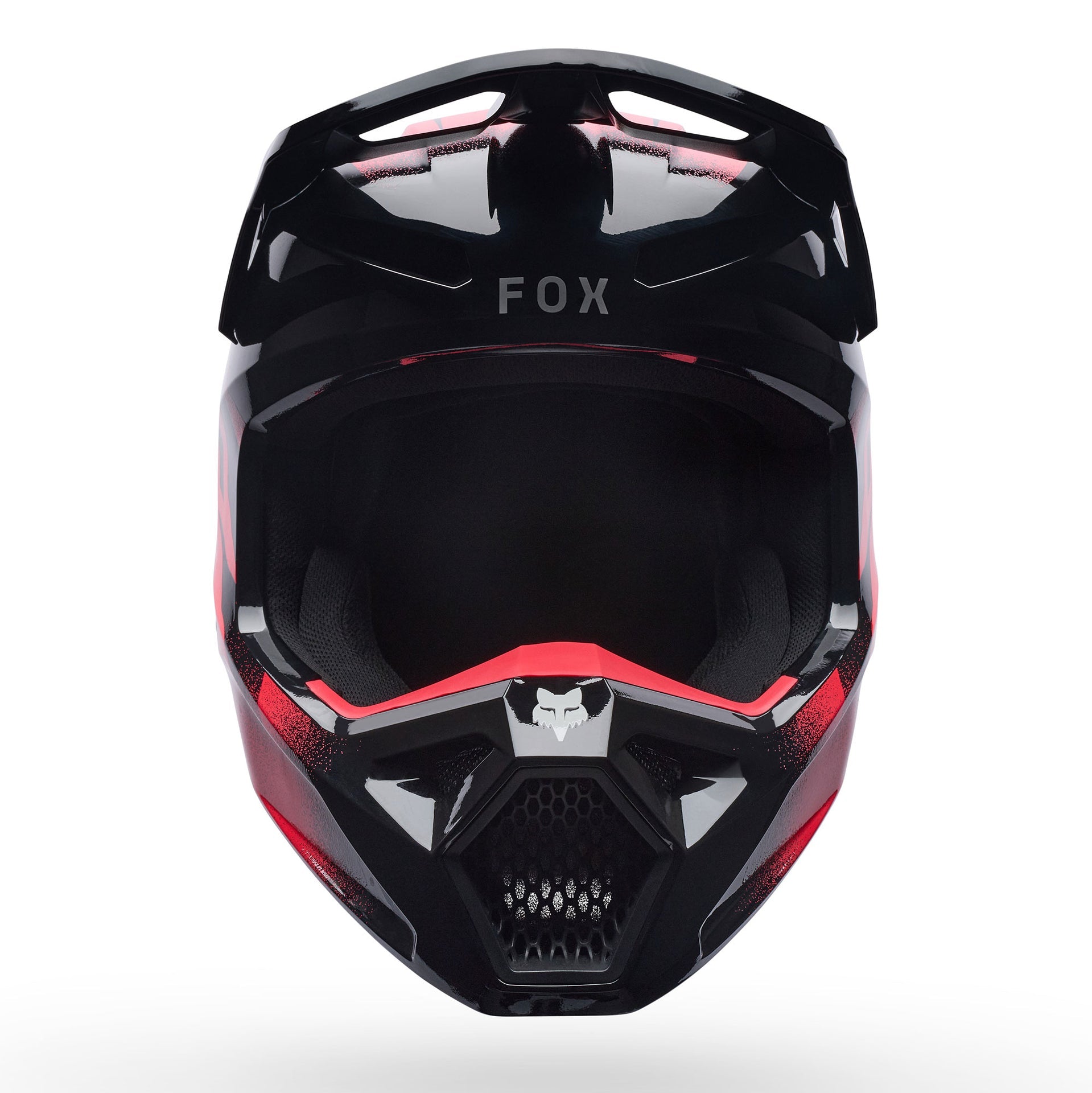 FOX Racing V1 MIPS CLUTCH MX Helmet (Black/Neon Pink)