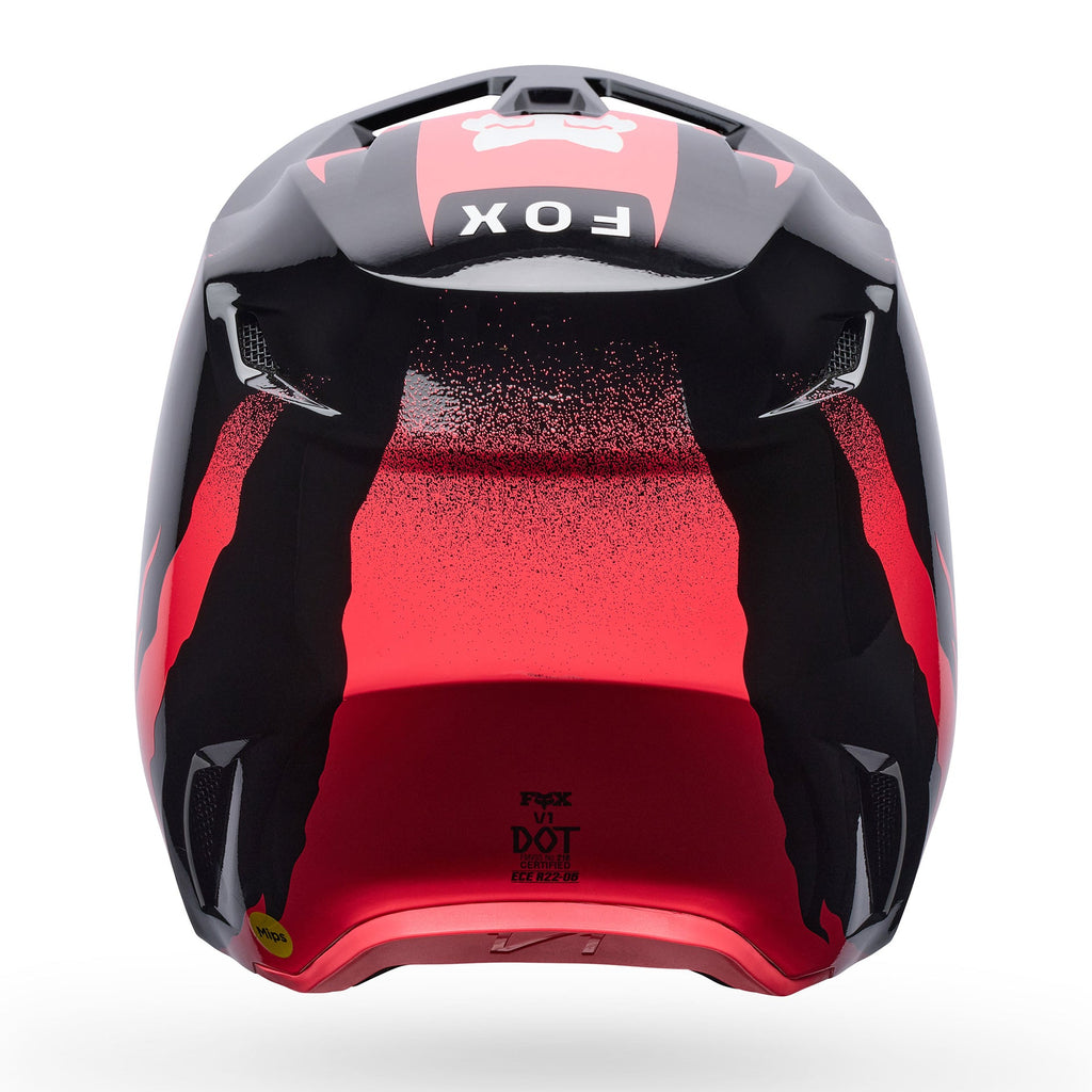 FOX Racing V1 MIPS CLUTCH MX Helmet (Black/Neon Pink)