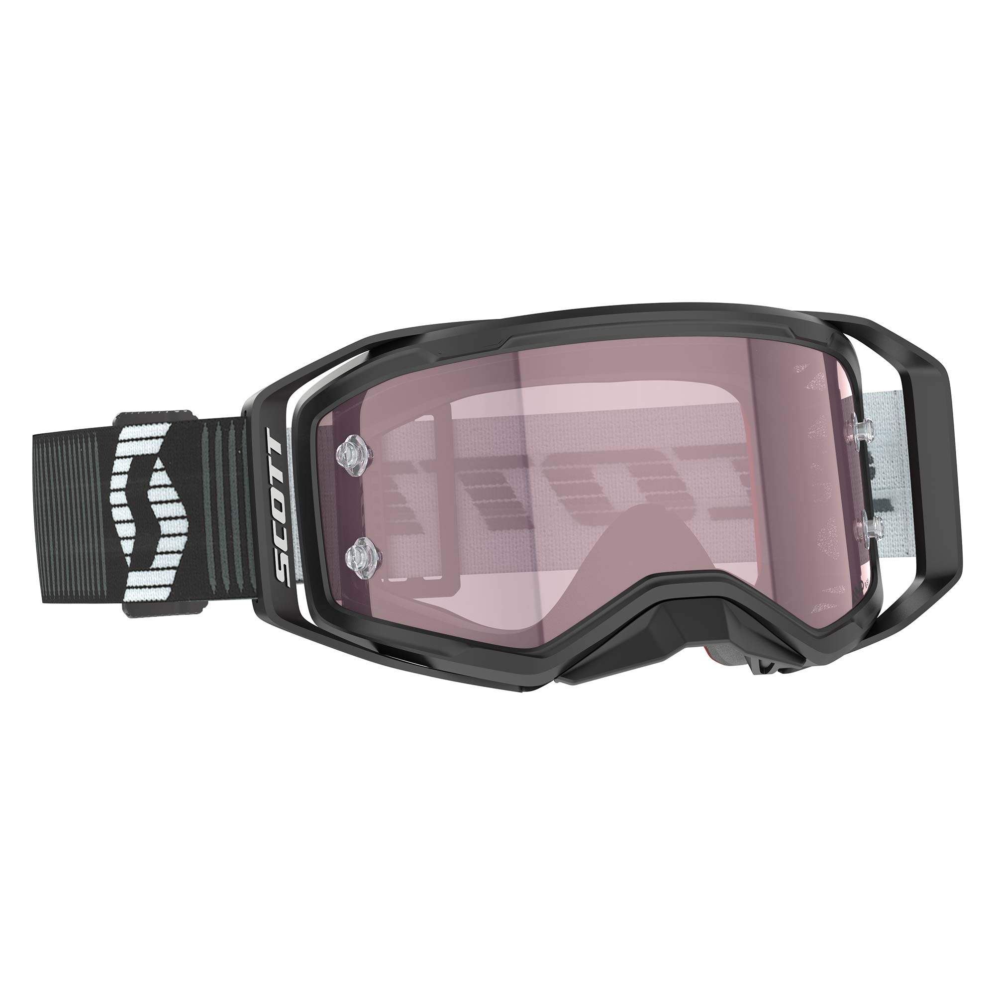 Scott PROSPECT 2.0 AMPLIFIER Goggles (Black/White) AMP Rose Lens