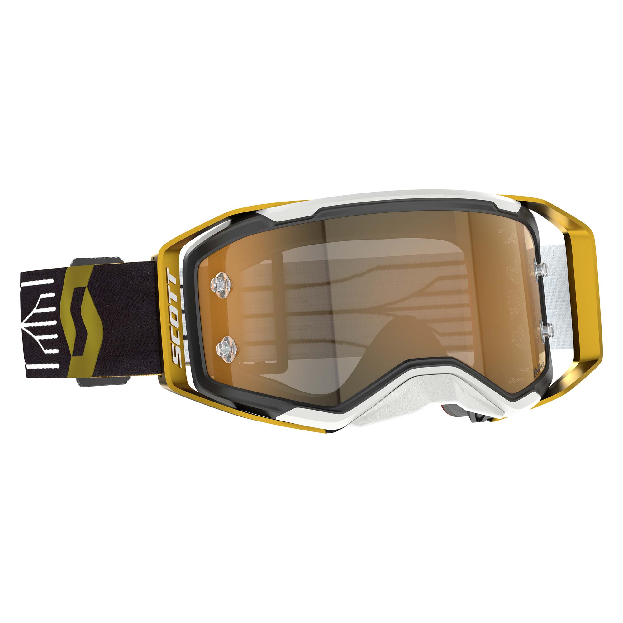 Scott PROSPECT 2.0 AMPLIFIER Goggles (Black/Gold) AMP Chrome Gold Lens