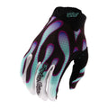 Troy Lee Designs Youth AIR OVERSPRAY MX | MTB  Gloves (Black / Real Teal)