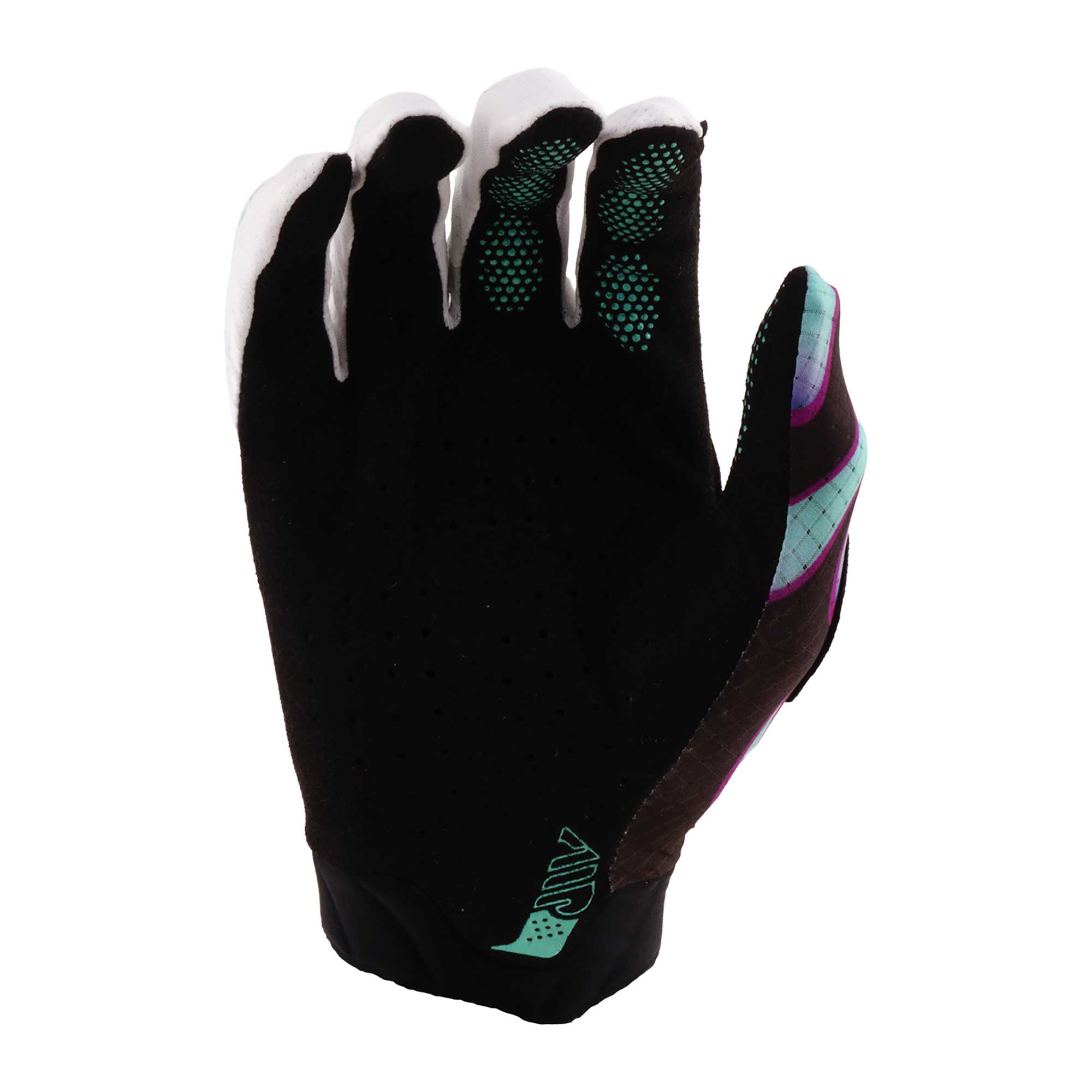 Troy Lee Designs AIR OVERSPRAY MX | MTB Gloves (Black / Real Teal)