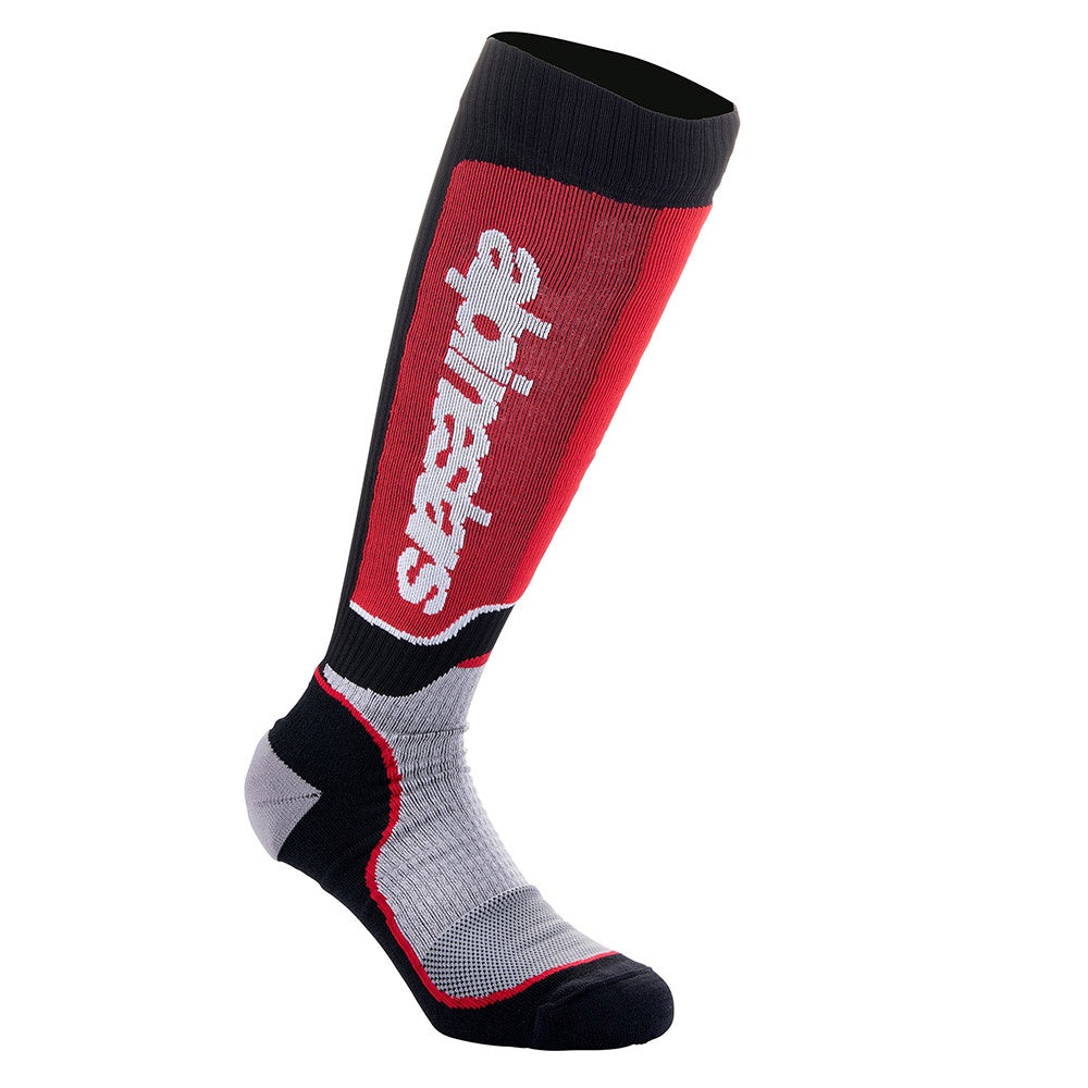Alpinestars MX Plus Socks (Black/Grey/Red)