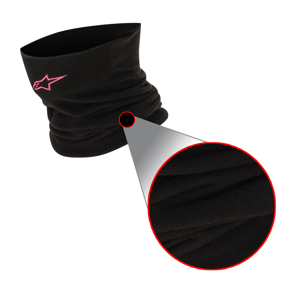 Alpinestars (2026) Neck Tube - Original/Fleece (Black/Pink)
