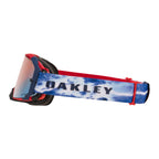Oakley Airbrake Signature Goggles - RENAUX (Red/Navy) PRIZM Sapphire Lens