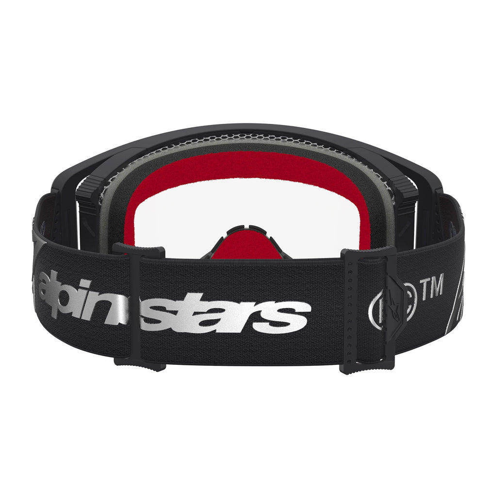 Alpinestars Supertech DURA AIR FLUID MX Enduro Goggles (Black/Silver) Clear AIR Lens