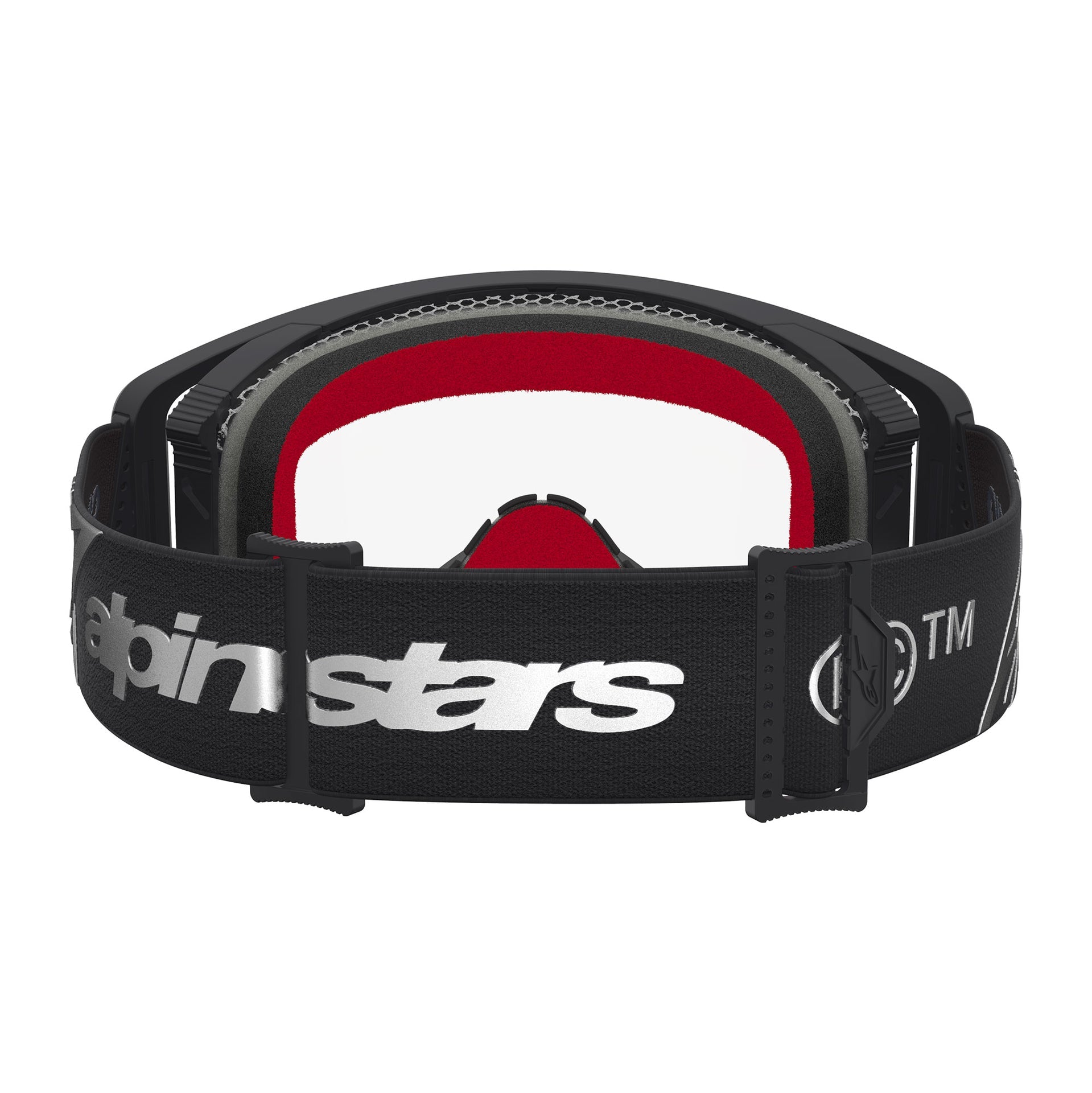 Alpinestars Supertech DURA AIR FLUID MX Enduro Goggles (Black/Silver) Clear AIR Lens