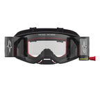 Alpinestars Supertech FIRMA Roll-Offs MX Enduro Goggles (Black/Silver) Clear Lens