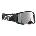 Alpinestars SuperTech CORP Vision MX Goggles (Black/Grey) Mirror Silver Lens